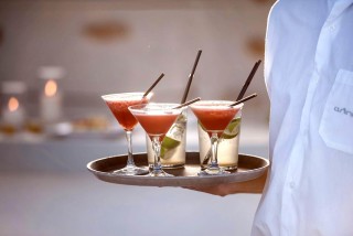 Enjoy a drink in our villas